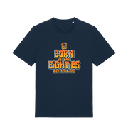 navy birthday t-shirt inspired by the cult classic film the goonies with 'born in the 80s' text