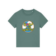 green geek tshirt with the slogan 'born in the 90's' 