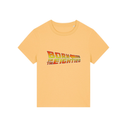 yellow geek tee with the slogan 'born in the eighties'