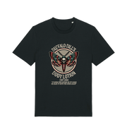 black movie t-shirt inspired by the classic horror film silence of the lambs