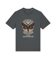 gray movie t-shirt inspired by the classic horror film silence of the lambs