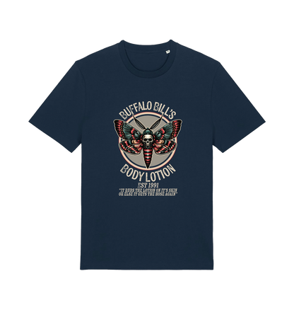navy movie t-shirt inspired by the classic horror film silence of the lambs