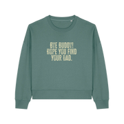 green christmas jumper with the slogan 'by buddy hope you find your dad'