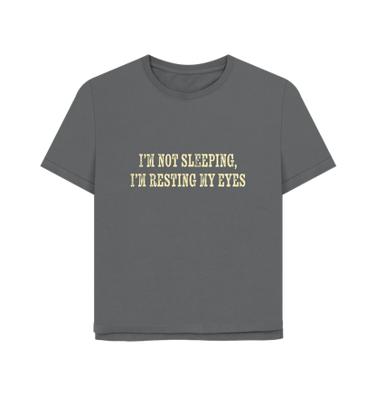 Slate Grey Printed T-shirt