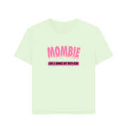 Pastel Green Mombie Women's Relaxed Fit T-shirt