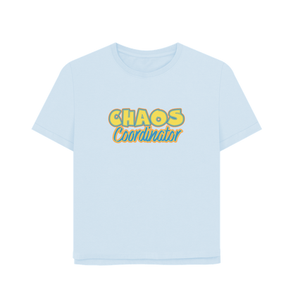 Sky Blue Chaos Coordinator Women's Relaxed Fit T-shirt