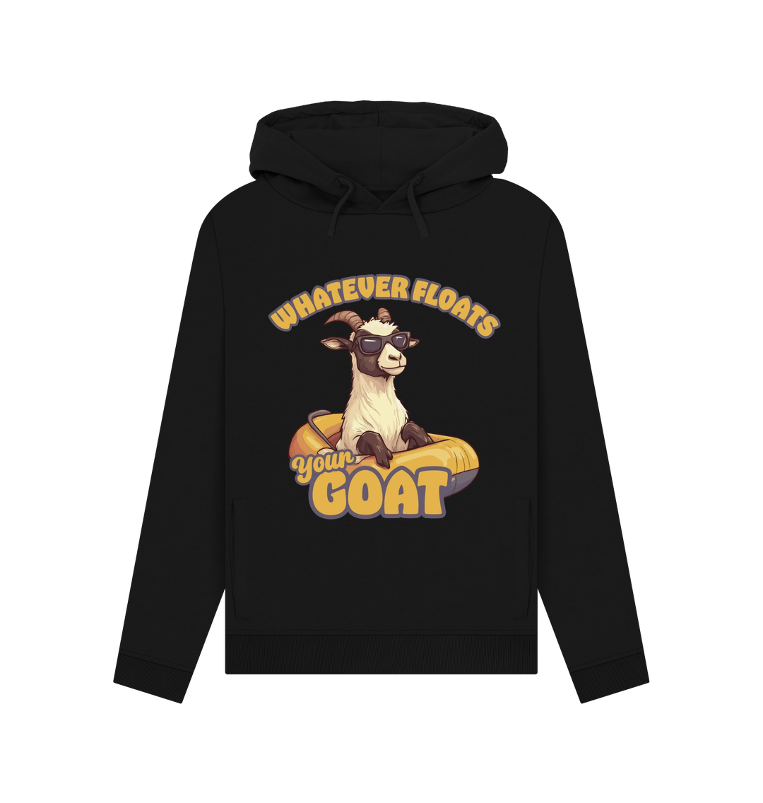Black Floats Your Goat Women's Hoodie