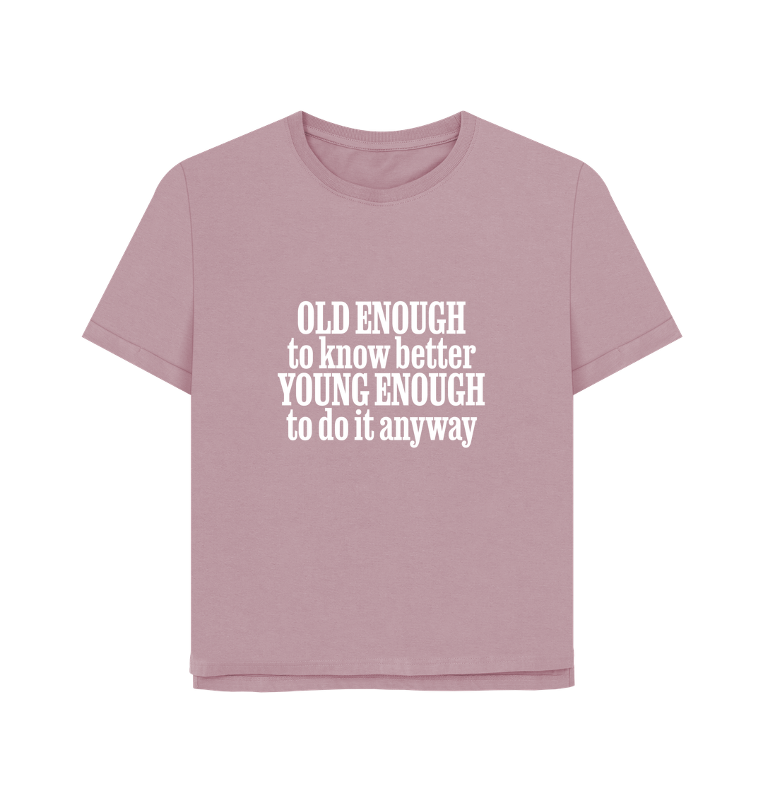 Mauve Printed T-shirt