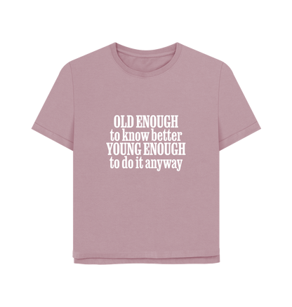 Mauve Printed T-shirt