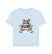 Sky Blue Printed T-shirt