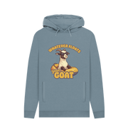Stone Blue Floats Your Goat Men's Hoodie