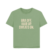 Sage Bra Off Women's Relaxed Fit T-shirt