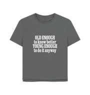 Slate Grey Printed T-shirt