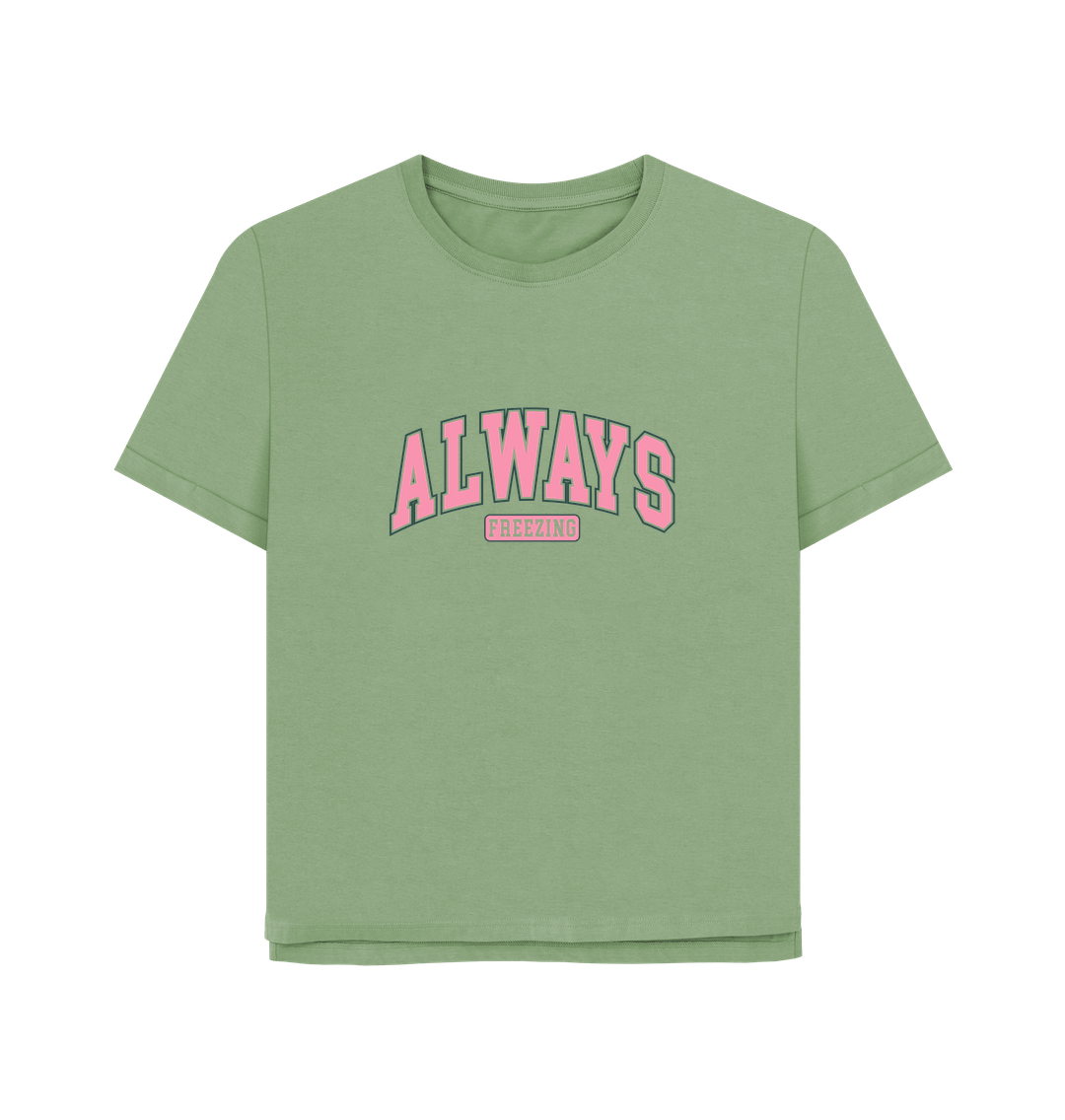 Sage Freezing Always Women's Relaxed Fit T-shirt