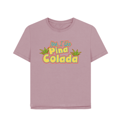 Mauve Pina Colada Women's Relaxed Fit T-shirt