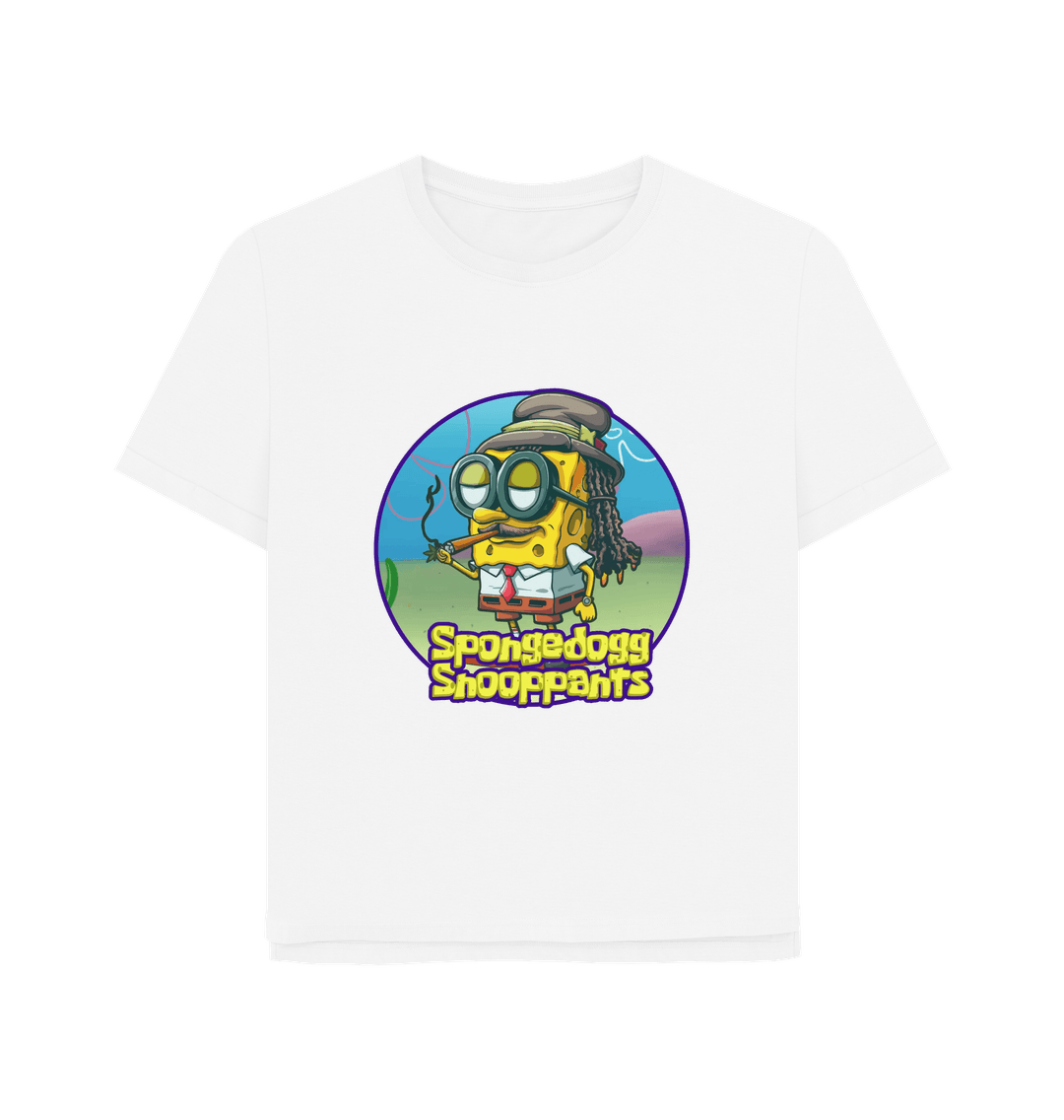 White Spongedogg Snooppants Women's Relaxed Fit T-shirt