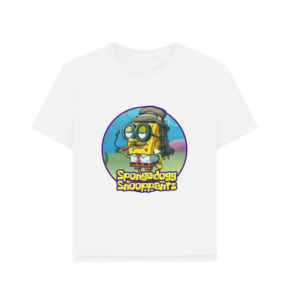 White Spongedogg Snooppants Women's Relaxed Fit T-shirt