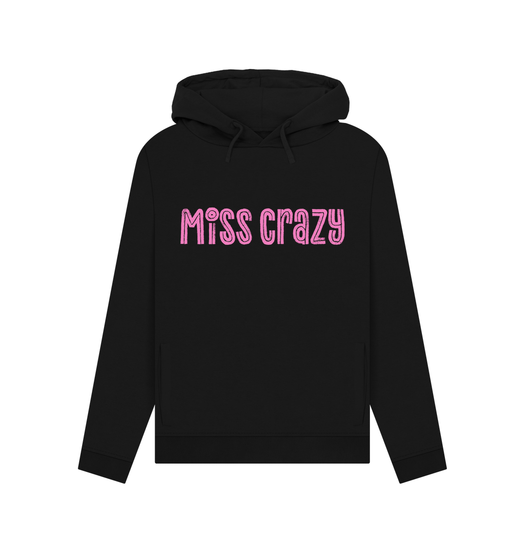 Black Miss Crazy Women's Hoodie