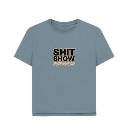 Stone Blue Show Supervisor Women's relaxed Fit T-shirt