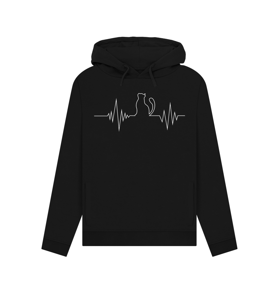 Black Cat Cardio Women's Hoodie