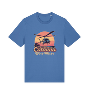 blue movie t-shirt inspired by the comedy step brothers with the text 'catalina wine mixer'