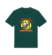 green music t-shirt with the graphic of a cat playing the guitar