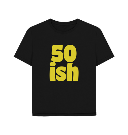 Black Fifty-ish Women's Relaxed Fit T-shirt