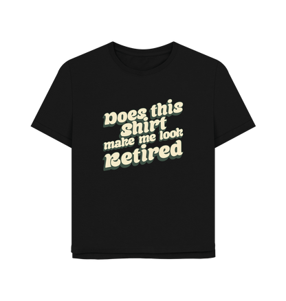 Black Look Retired Women's Relaxed Fit T-shirt