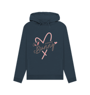 Navy Blue Honey Bunny Women's Hoodie