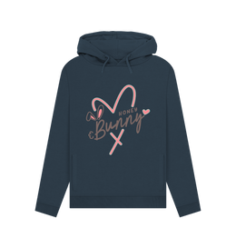 Navy Blue Honey Bunny Women's Hoodie