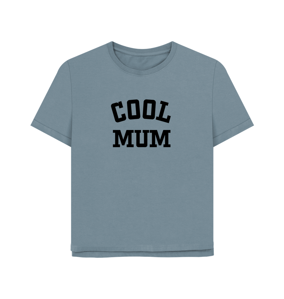 Stone Blue Cool Mum Women's Relaxed Fit T-shirt