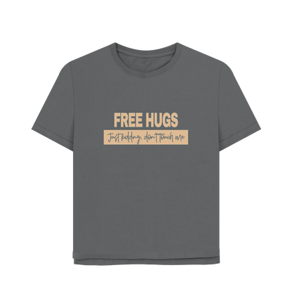 Slate Grey Free Hugs Women's Relaxed Fit T-shirt