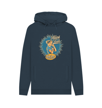Navy Gotta Hawk Tuah Men's Hoodie
