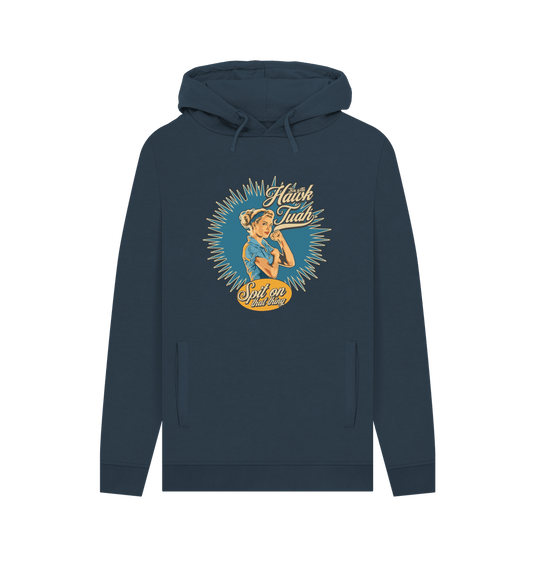 Navy Gotta Hawk Tuah Men's Hoodie