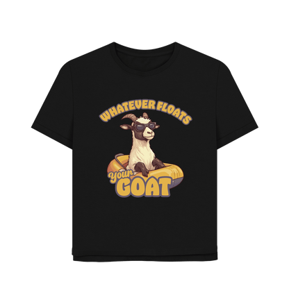 Black Floats Your Goat Women's Relaxed Fit T-shirt
