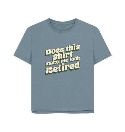 Stone Blue Look Retired Women's Relaxed Fit T-shirt