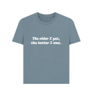 Stone Blue Printed T-shirt