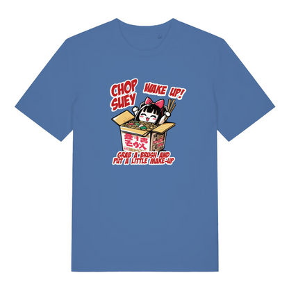blue music t-shirt inspired by the iconic system of a down classic