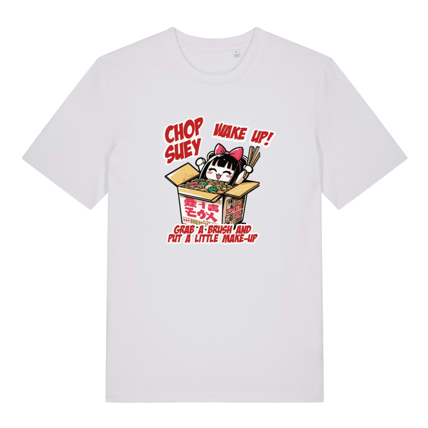 white music t-shirt inspired by the iconic system of a down classic