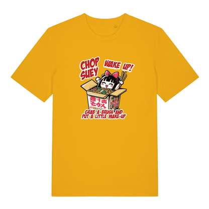 yellow music t-shirt inspired by the iconic system of a down classic