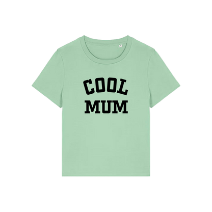 green mum t-shirt with the slogan 'cool mum'