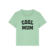 green mum t-shirt with the slogan 'cool mum'