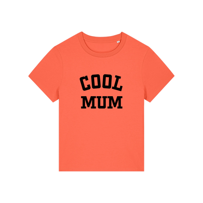 orange mum t-shirt with the slogan 'cool mum'