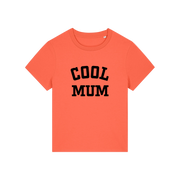 orange mum t-shirt with the slogan 'cool mum'