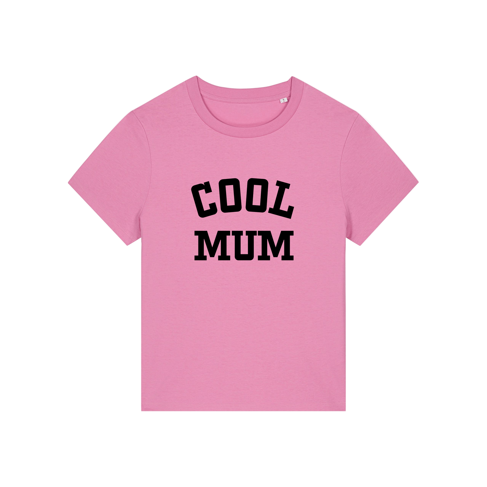 pink mum t-shirt with the slogan 'cool mum'