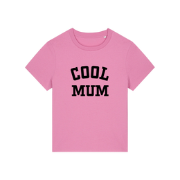 pink mum t-shirt with the slogan 'cool mum'
