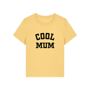 yellow mum t-shirt with the slogan 'cool mum'