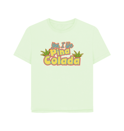 Pastel Green Pina Colada Women's Relaxed Fit T-shirt