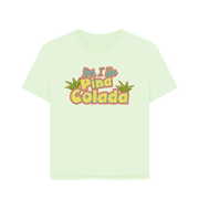 Pastel Green Pina Colada Women's Relaxed Fit T-shirt