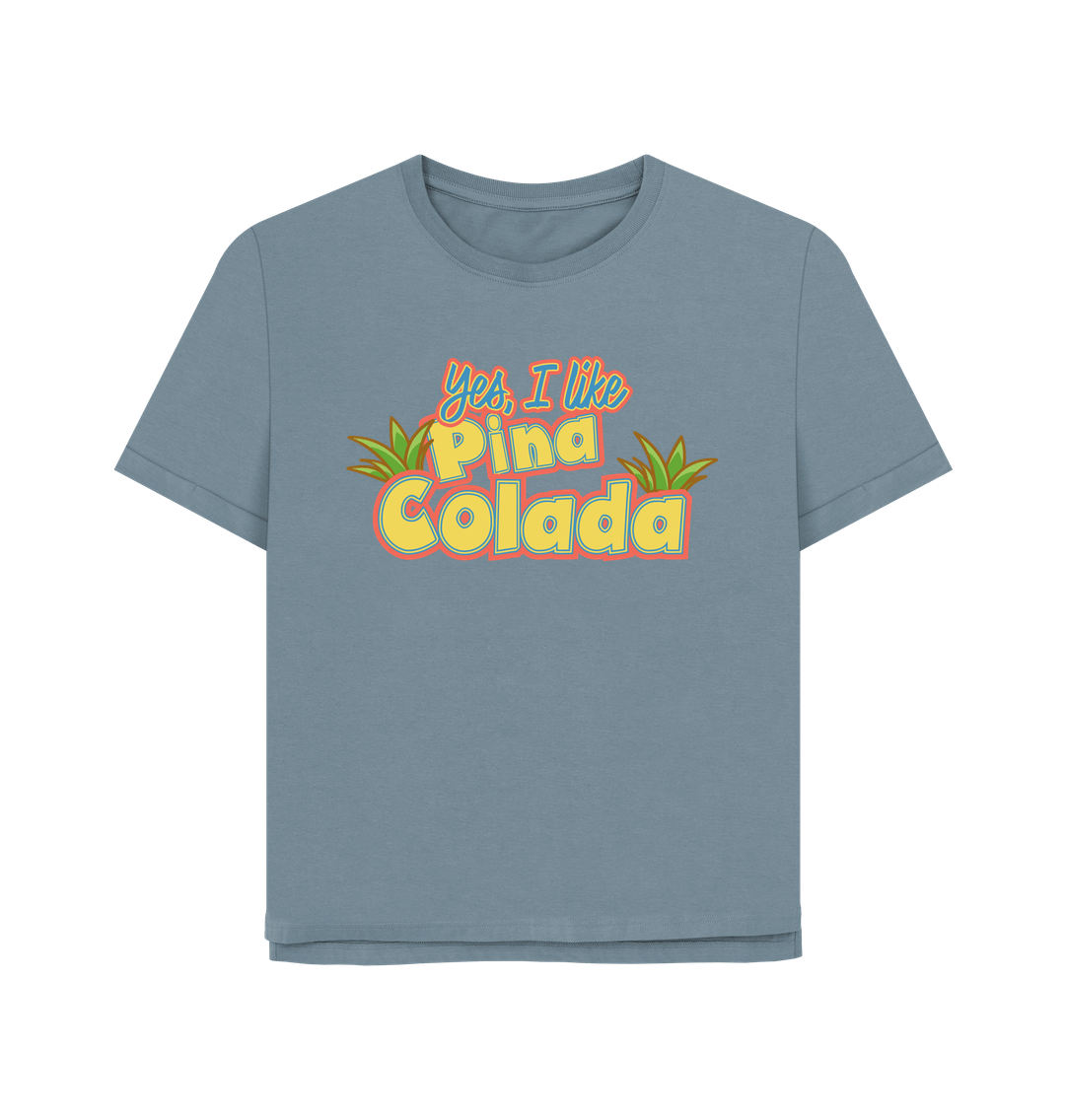 Stone Blue Pina Colada Women's Relaxed Fit T-shirt